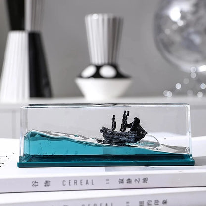 Creative Cruise Ship Fluid Drift Bottle