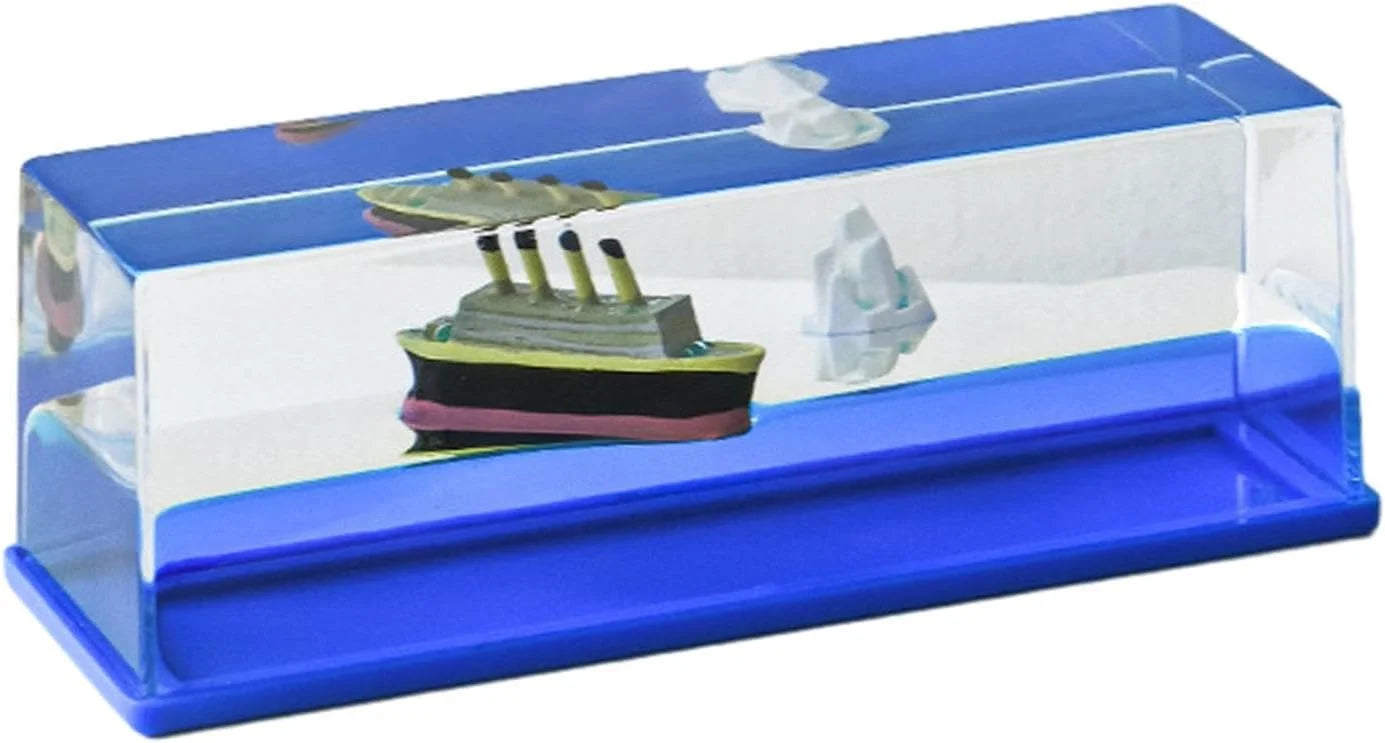 Creative Cruise Ship Fluid Drift Bottle