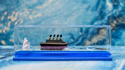 Creative Cruise Ship Fluid Drift Bottle